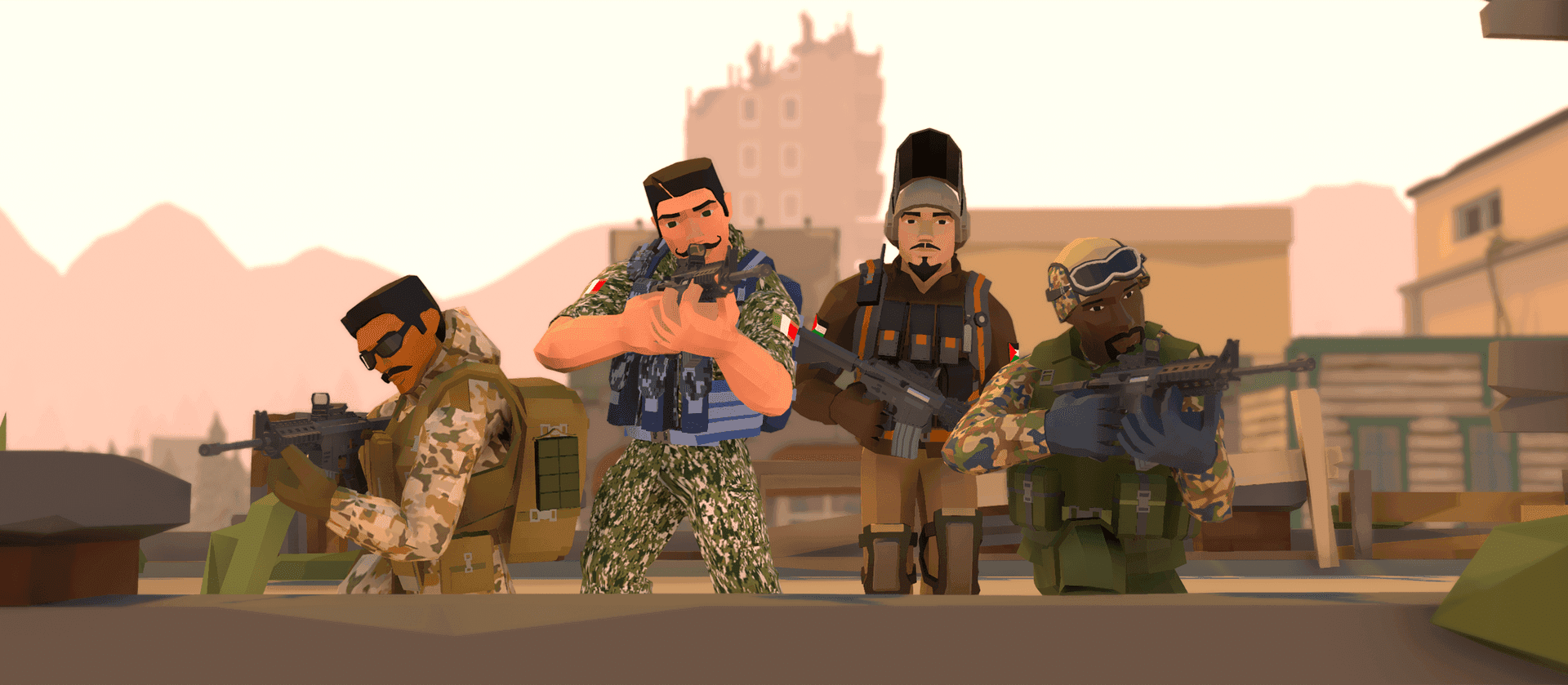 A Grunts squad on the front