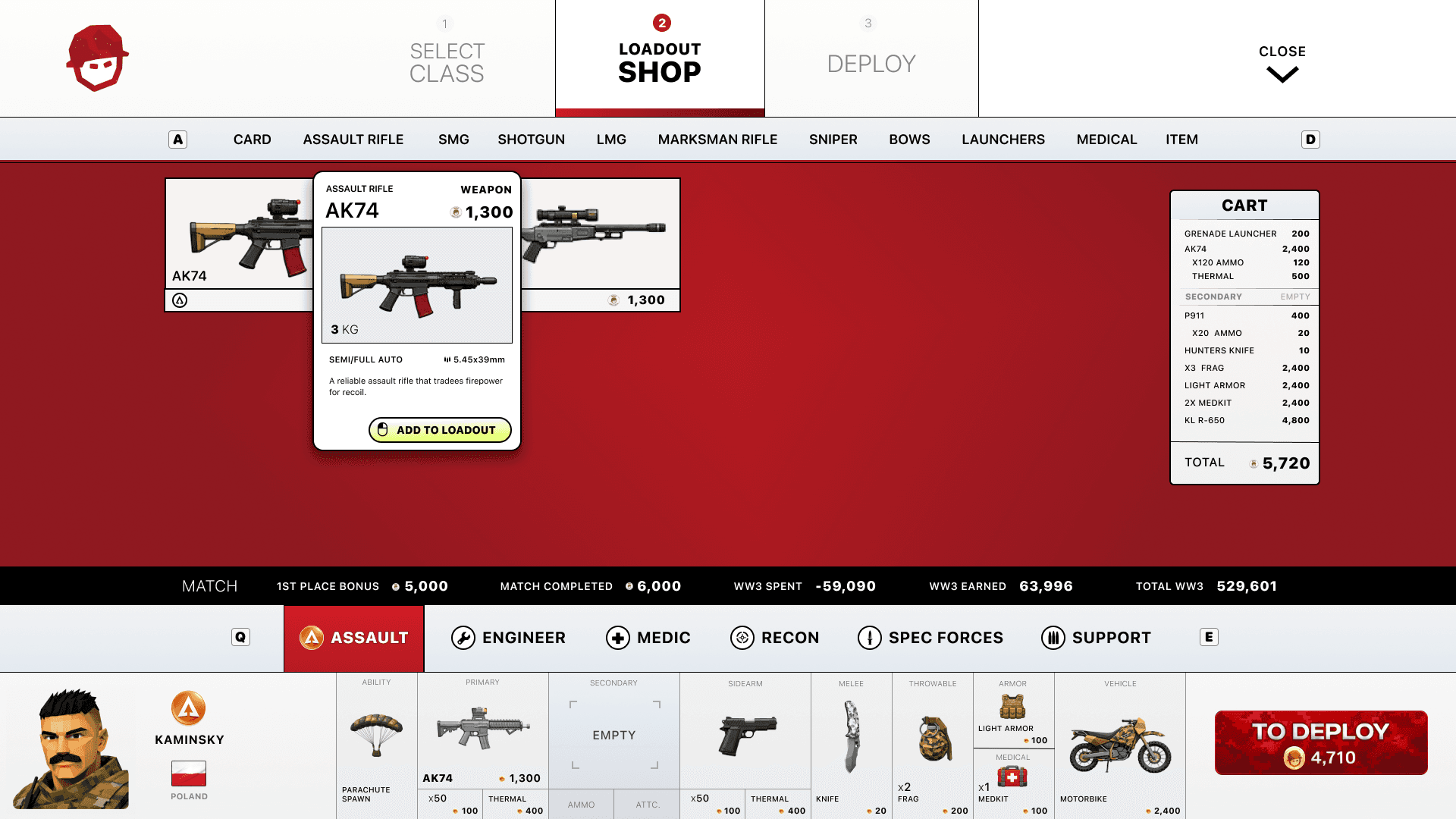 Loadout Shop