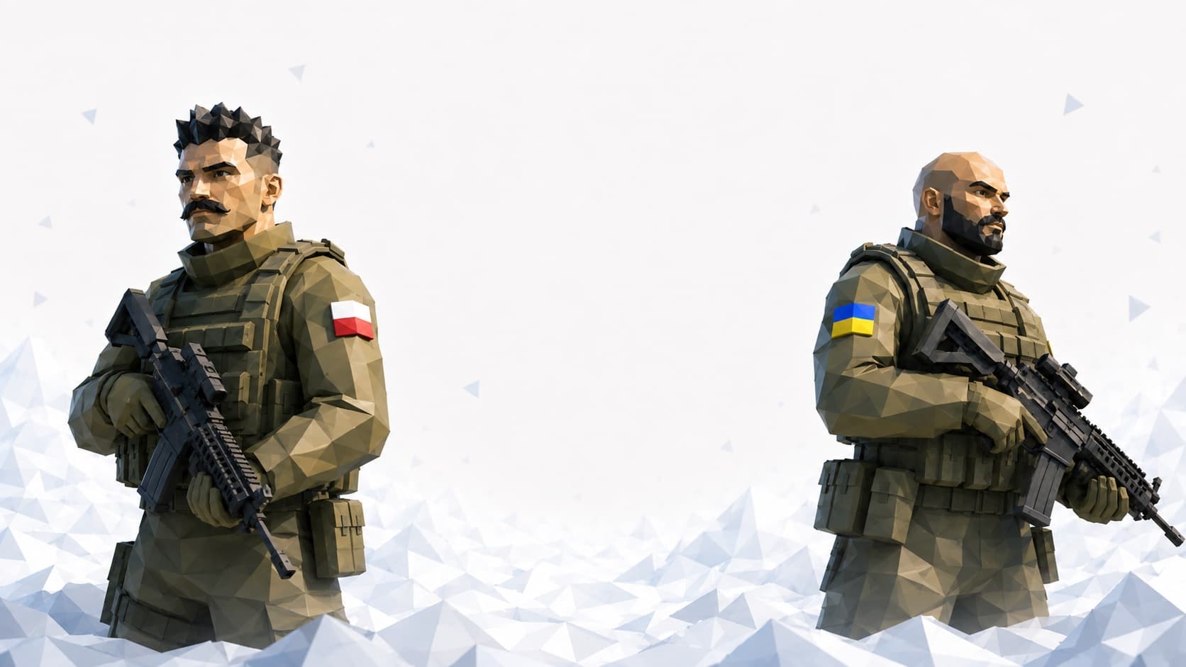 Two Grunts operators facing off